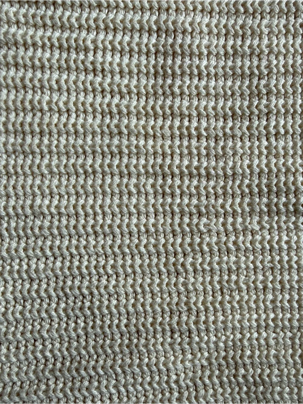 J.Crew 100% Cotton Chunky Mock Neck Sweater | Ivory Cream | Size Small